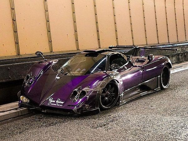 One-off Pagani Zonda Previously Owned By F1 Champ Lewis Hamilton Crashes In Wales - autojosh 