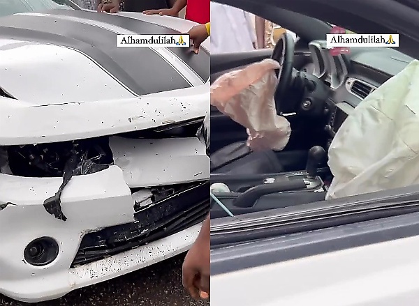 Mechanic Crashes A Chevrolet Camaro Nigerian Singer Feranbanks Bought Last Month - autojosh 