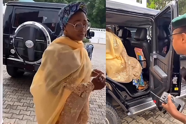 Minister of State, Police Affairs Imaan Sulaiman-Ibrahim Departs For Work In ₦60m Innoson IVM G80 SUV - autojosh