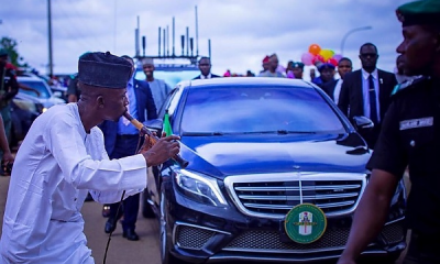 Today's Photos : Number 4 Citizen In Nigeria, Tajudeen Abbas, And His Armored Mercedes-Benz S-Class - autojosh