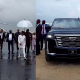 From Private Jet Into ₦300m Armored Cadillac Escalade : Moment Wike Arrived Rivers For Weekend - autojosh