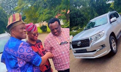 Oyo State Govt Present Brand New Toyota Prado SUV Worth N70 Million To Saheed Osupa - autojosh