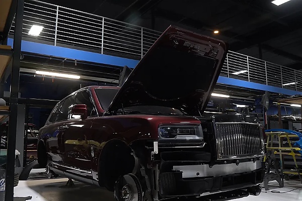 Shaquille O'Neal's Mansory Kitted Rolls-Royce Cullinan Has Superman Logo Embedded On The Grille - autojosh 
