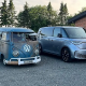 Transporter Type 2 And Electric ID. Buzz, Two Volkswagen Vans Separated By 73 Years - autojosh