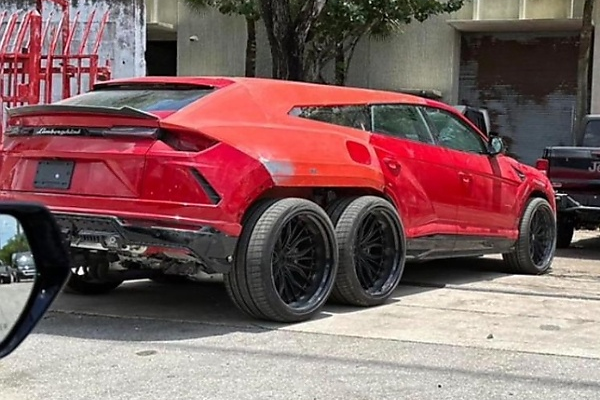 Video : Someone Turned N300m Lamborghini Urus Into 6-wheeled SUV - autojosh