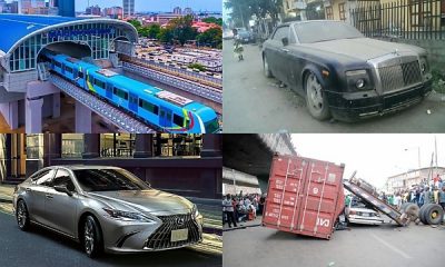 Blue Rail Starts Operations, Abandoned Vehicles : LASG Investigates Officials Over Extortion, EFCC Returns N19m & Lexus, Lagos Truck Barriers - autojosh