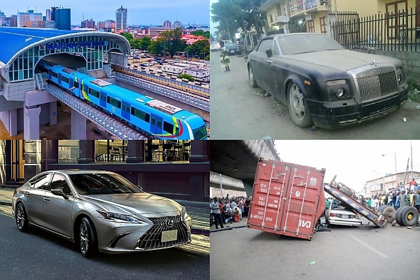 Blue Rail Starts Operations, Abandoned Vehicles : LASG Investigates Officials Over Extortion, EFCC Returns N19m & Lexus, Lagos Truck Barriers - autojosh