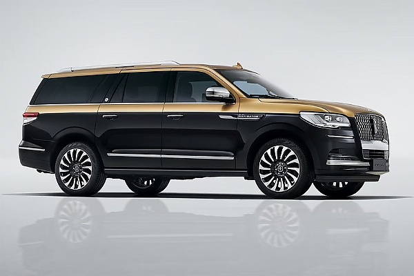 China-only Lincoln Navigator Black Gold Special Edition Has A Very Flashy Paint Job - autojosh 