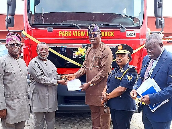 Commissioner Tours Lagos Fire Stations, Presents Fire Fighting Truck To Park View Residents - autojosh 