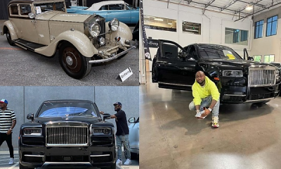 “I Have 2 Rolls-Royces, But I Don’t Have One Like This”, Davido Says After Spotting Classic Phantom II In Dubai - autojosh