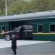 Today's Photos : North Korean Leader Maybach Limo Making Its Way Into His Armored Train - autojosh