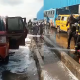 VIDEO : Lagos Fire Service Rescues A Range Rover That Caught Fire - autojosh