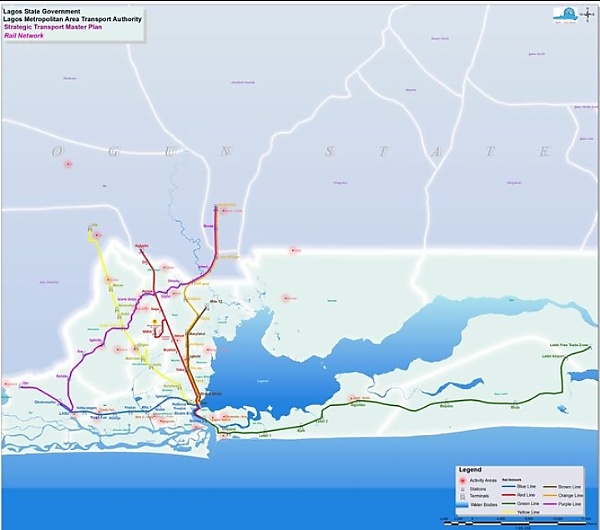 From Green And Purple Line To Blue And Red Line, Here Are Routes For The Six Lagos Rail Systems - autojosh 