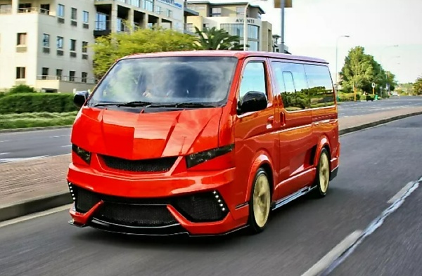 This Mid-engined Lamborghini-inspired Toyota Quantum Is The Most Extreme 'Hiace' Bus Ever - autojosh