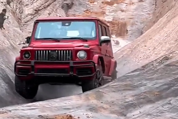 Dangerous Hill Climb : Watch A Mercedes G-Class Climb The Rocky “Hell’s Gate” Like A Pro - autojosh