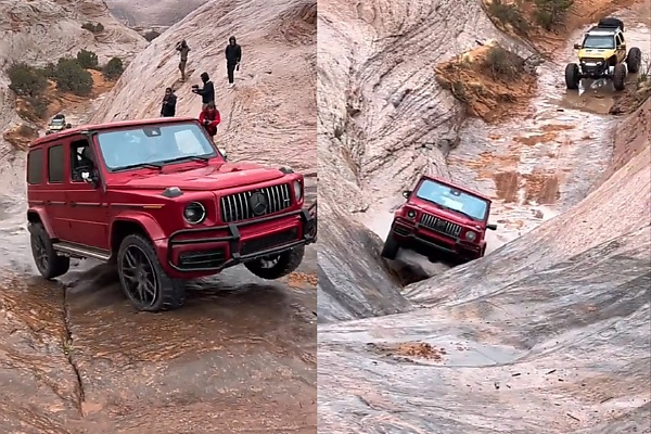 Dangerous Hill Climb : Watch A Mercedes G-Class Climb The Rocky “Hell’s Gate” Like A Pro - autojosh