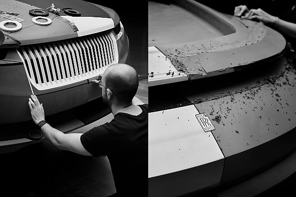 Modellers Using Clay To Create A Design For The New $30 Million Rolls-Royce Droptail - autojosh 