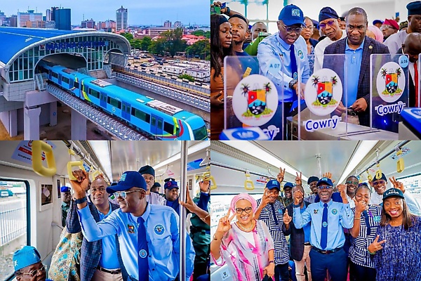 Sanwo-Olu Flags Off Commercial Operations Of Lagos Blue Rail With 800 Passengers Onboard Electric Train - autojosh