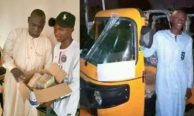 Tricycle Rider Who Returned ₦15m To Passenger In Kano Gets ₦400k, Brand New Keke As Reward - autojosh