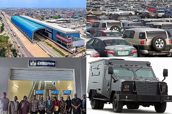 Sanwo-Olu Tours Red Line Stations, Importers Abandon Thousands Of Cars At Seaport, Anambra Visits LAMATA, Customs Intercepts Bullion Van - autojosh