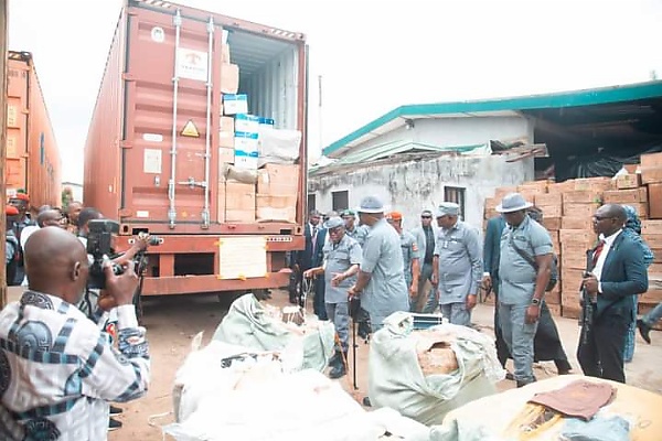Customs Zone ‘A’ Intercepts Goods Worth N1.75B, Including 15 Tokunbo, 8 Trailer Loads Of Foreign Rice - autojosh 