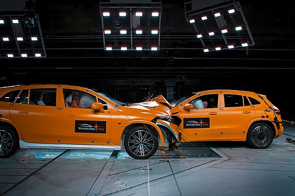 Watch : Mercedes Performs Head-on Crash Test Between EQS SUV And EQA To Show Its Electric Cars Are Safe As Other Models - autojosh 