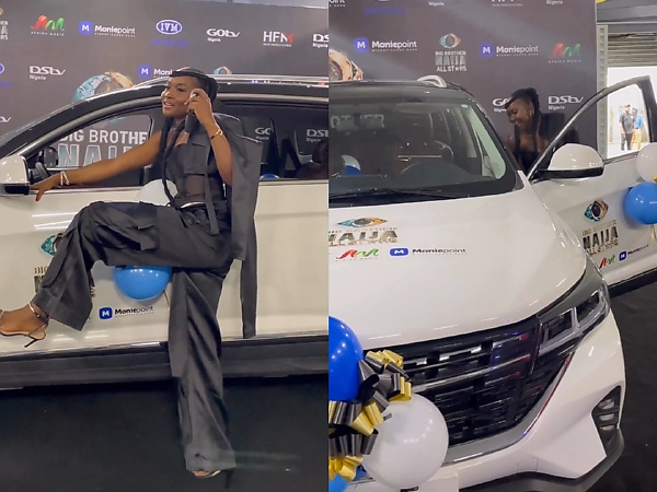 BBNaija All-Stars Winner, Ilebaye Receive Keys To Innoson IVM G5T SUV, ₦120M Cash Cheque (Photos) - autojosh 