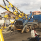 Julius Berger Truck Damages 'Truck Barrier' At Ojuelegba Flyover Bridge Hours After Repair - autojosh