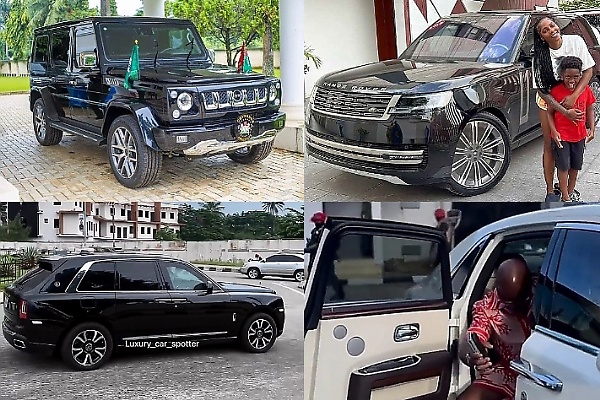 Otti’s IVM G80, Tiwa Buys N350m Range Rover, N1.5b Armored Cullinan, Pinnick’s Rolls-Royce Ghost, Nigerian News In October