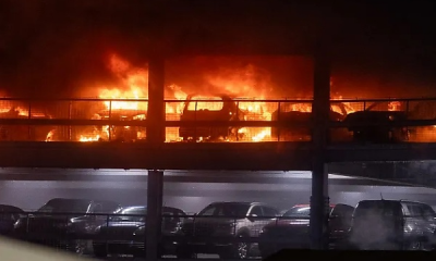 Moment Range Rover Exploded Before £20m Multi-storey Car Park With 1,500 Vehicles Collapsed - autojosh