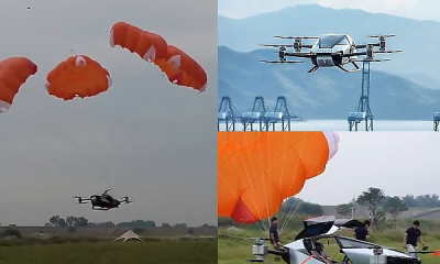 What If All Propellers Dies During Flight? Xpeng Shows Off Its Flying Car's Multi-parachute Rescue System - autojosh