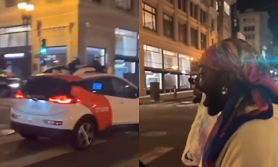 Adekunle Gold Amazed After Seeing Cruise Self-driving Taxi In San Francisco (WATCH) - autojosh