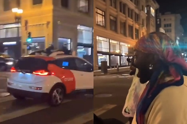 Adekunle Gold Amazed After Seeing Cruise Self-driving Taxi In San Francisco (WATCH) - autojosh