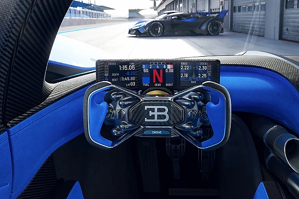 Bugatti Reveals The Cabin Of Bolide Hyper Sports Car With Detachable ‘X-theme’ Steering Wheel - autojosh 