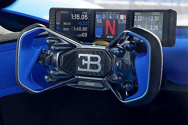 Bugatti Reveals The Cabin Of Bolide Hyper Sports Car With Detachable ‘X-theme’ Steering Wheel - autojosh 