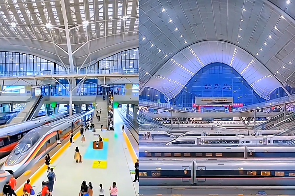 Check Out China's Wuhan Railway Station That Handles 138 High-speed Bullet Trains Per Day - autojosh 