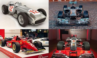 5 Most Expensive F1 Cars Sold At Auction - Featuring 2 Mercedes' And 2 Ferraris' - autojosh