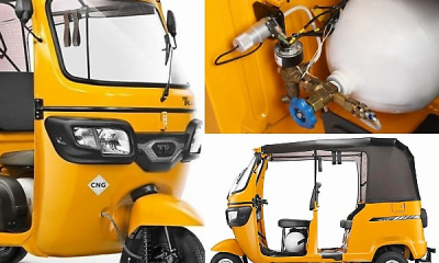 Keke Way Dey Use Gas!!! Simba Group/TVS Launches First CNG-powered Tricycle Into Nigerian Market - autojosh