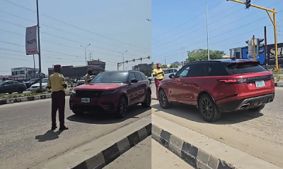 Moment LASTMA Arrest A Range Rover Driving Against Traffic, Driver Risk Impoundment, Heavy Fines - autojosh