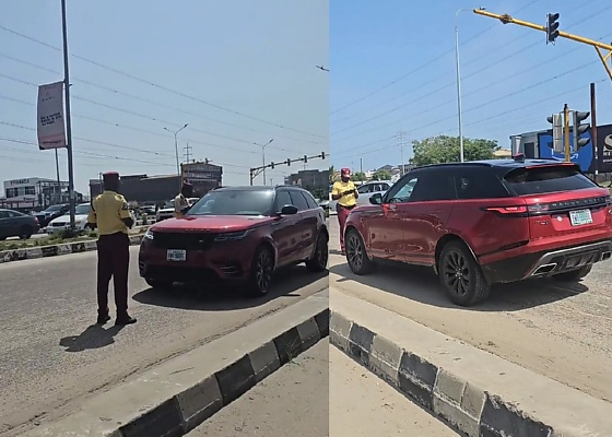 Moment LASTMA Arrest A Range Rover Driving Against Traffic, Driver Risk Impoundment, Heavy Fines - autojosh