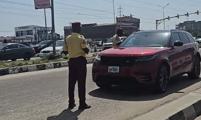 Moment LASTMA Arrest A Range Rover Driving Against Traffic, Driver Risk Impoundment, Heavy Fines - autojosh