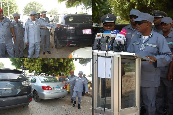 Niger/Kogi Customs Showcase 11 Smuggled Cars, Including A Range Rover With Diplomatic Plate Number - autojosh