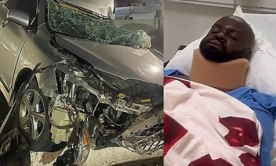 Photos : Nollywood Actor Kelechi Udegbe Survives A Car Crash - autojosh