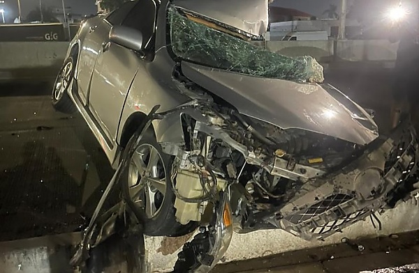 Photos : Nollywood Actor Kelechi Udegbe Survives A Car Crash - autojosh 