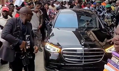 “They Nearly Scatter My Car”, Obi Cubana Says After His Mercedes-Benz S-Class Was Mobbed By Fans - autojosh