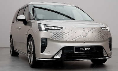 Volvo's New EM90 Electric Minivan Turns Into A Theater, Meeting Room With The Flick Of A Switch - autojosh