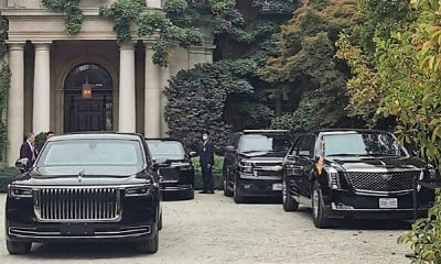 Today's Photos : Xi's Chinese-made Hongqi Limo Parked Besides Biden's Cadillac Beast - autojosh