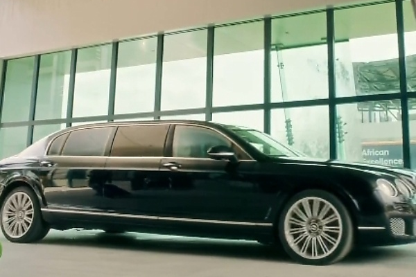 Today's Photos : Bentley Continental Flying Spur Limousine Featured In GLO Ad - autojosh 