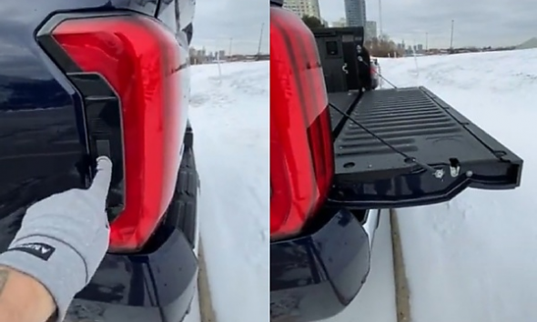 This Button Hidden Inside Brake Light Of Toyota Tundra Unlocks The Tailgate – These Brands Also Have It - autojosh