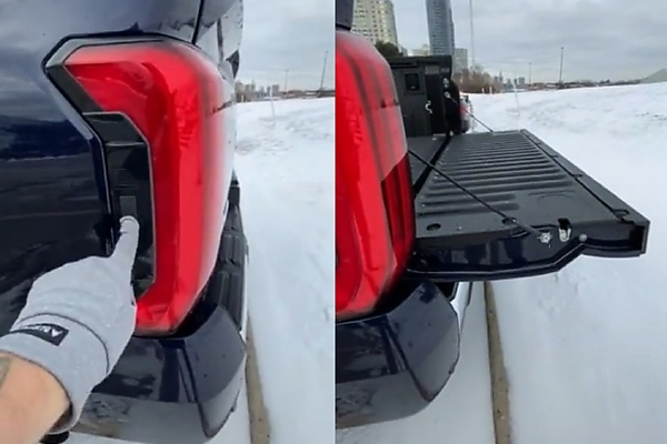 This Button Hidden Inside Brake Light Of Toyota Tundra Unlocks The Tailgate – These Brands Also Have It - autojosh